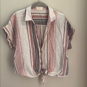 Thread And Supply Crop Tie Top